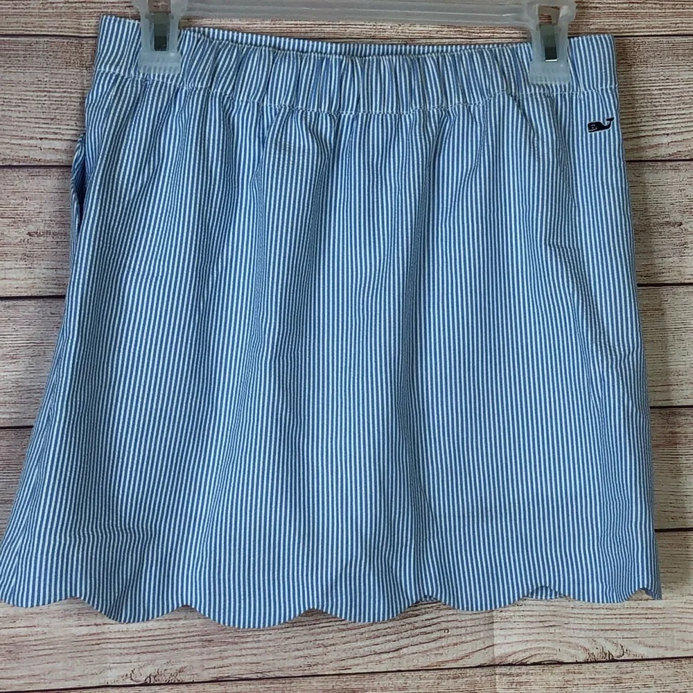 Vineyard Vines seersucker skort